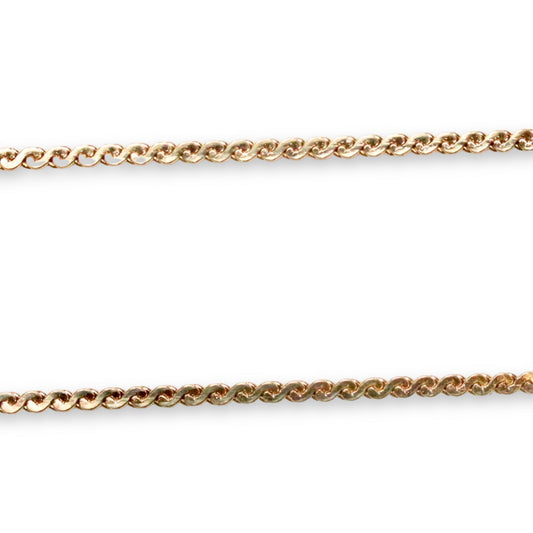 10 chaînes en acier doré inoxydable modèle 5 - Foliesbijoux
