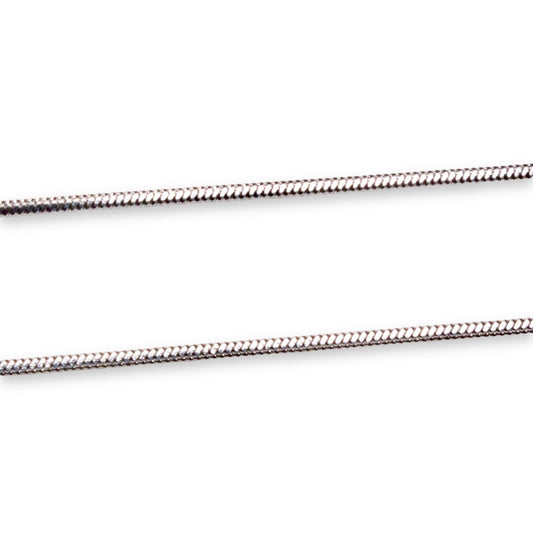 Lot de 10 chaînes en acier argenté inoxydable modèle 2 C - Foliesbijoux