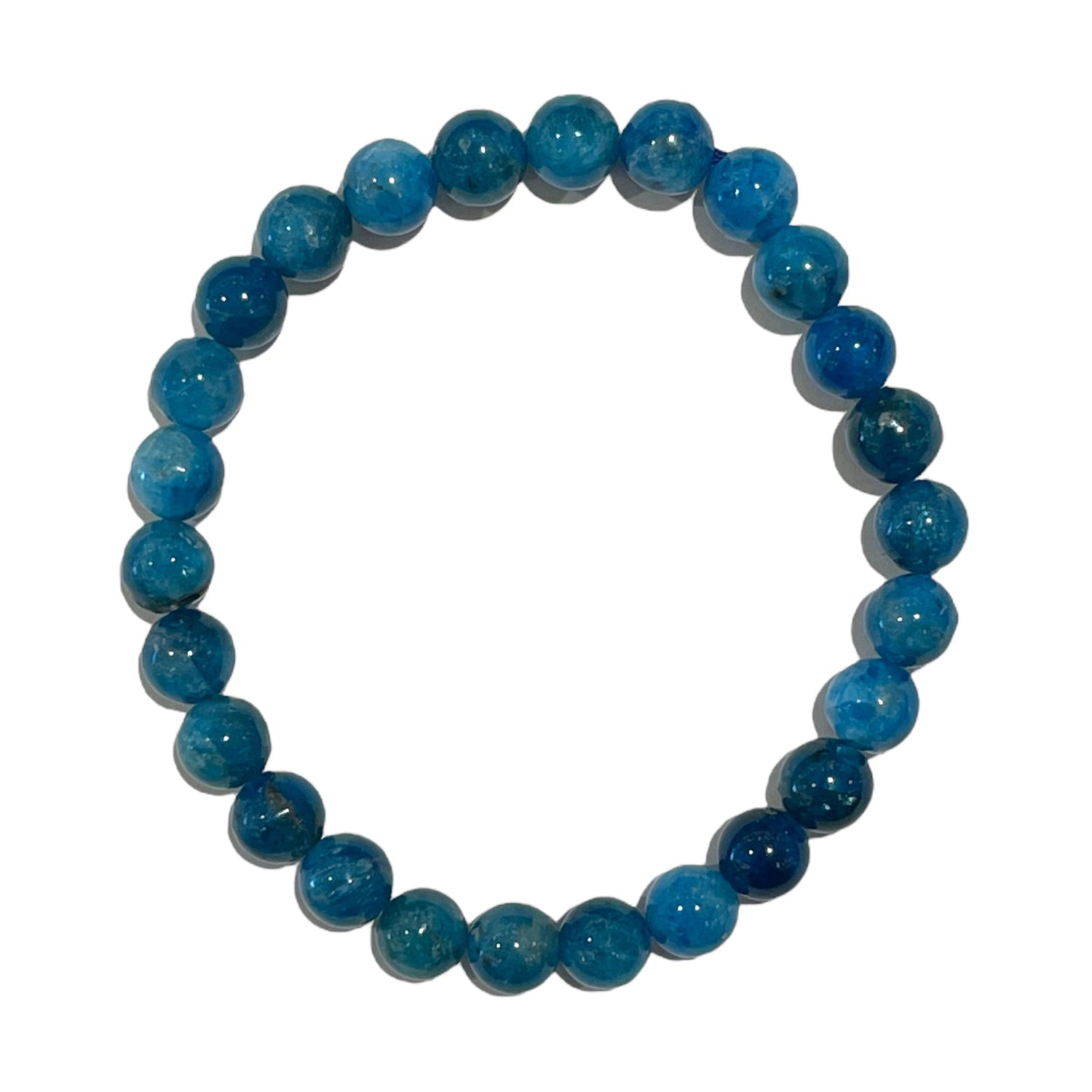 Bracelet enfant Apatite bleue AA+ - Foliesbijoux