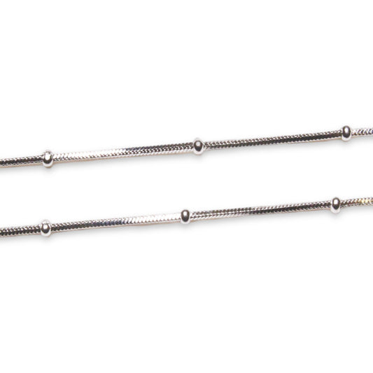 Lot de 10 chaînes en acier inoxydable modèle 2 B - Foliesbijoux