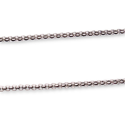 Lot de 10 chaînes en acier inoxydable 1.5mm modèle 11 - Foliesbijoux