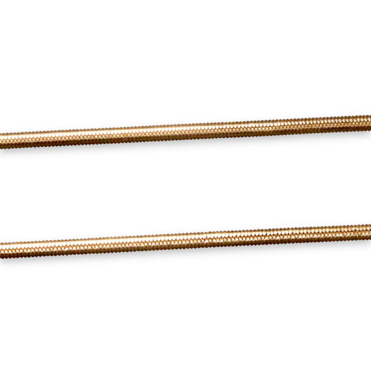 10 chaînes en acier doré inoxydable modèle 4 - Foliesbijoux