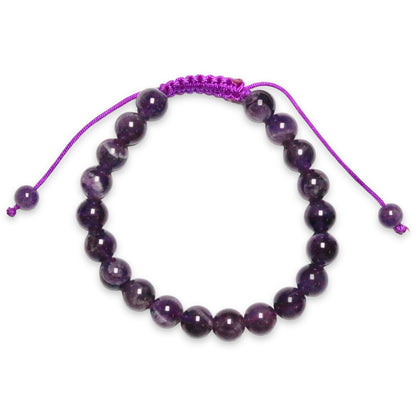 Bracelet Shamballa Améthyste A