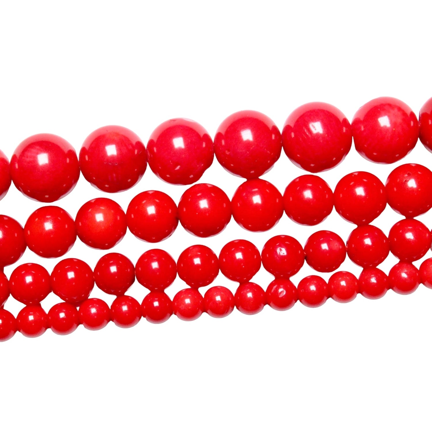 Fil de perle Bambou de mer teinté - Foliesbijoux