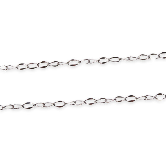 Lot de 10 chaînes en acier inoxydable modèle 14 - Foliesbijoux