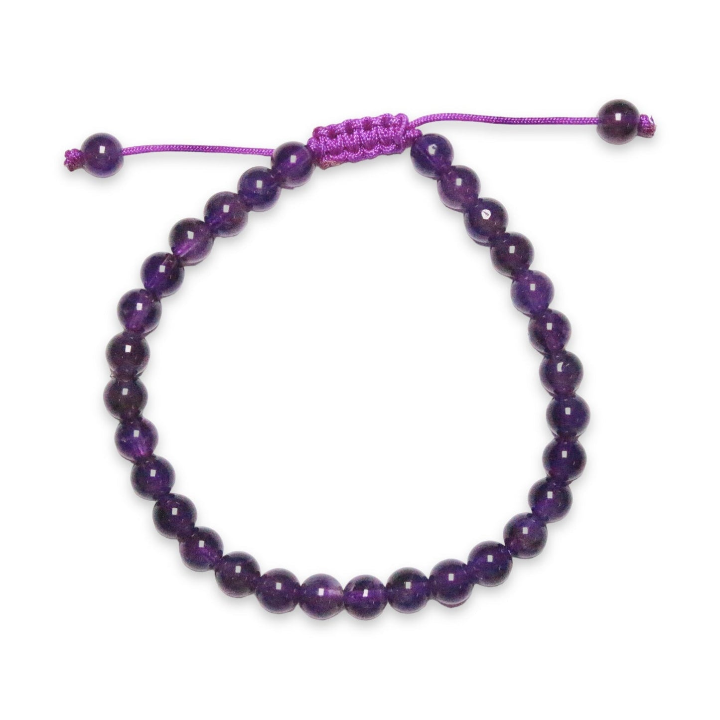 Bracelet Shamballa Améthyste A