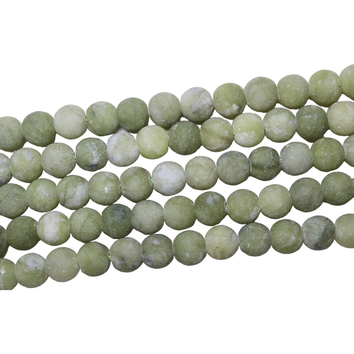 Fil de perle Jade de Thaïlande mat A