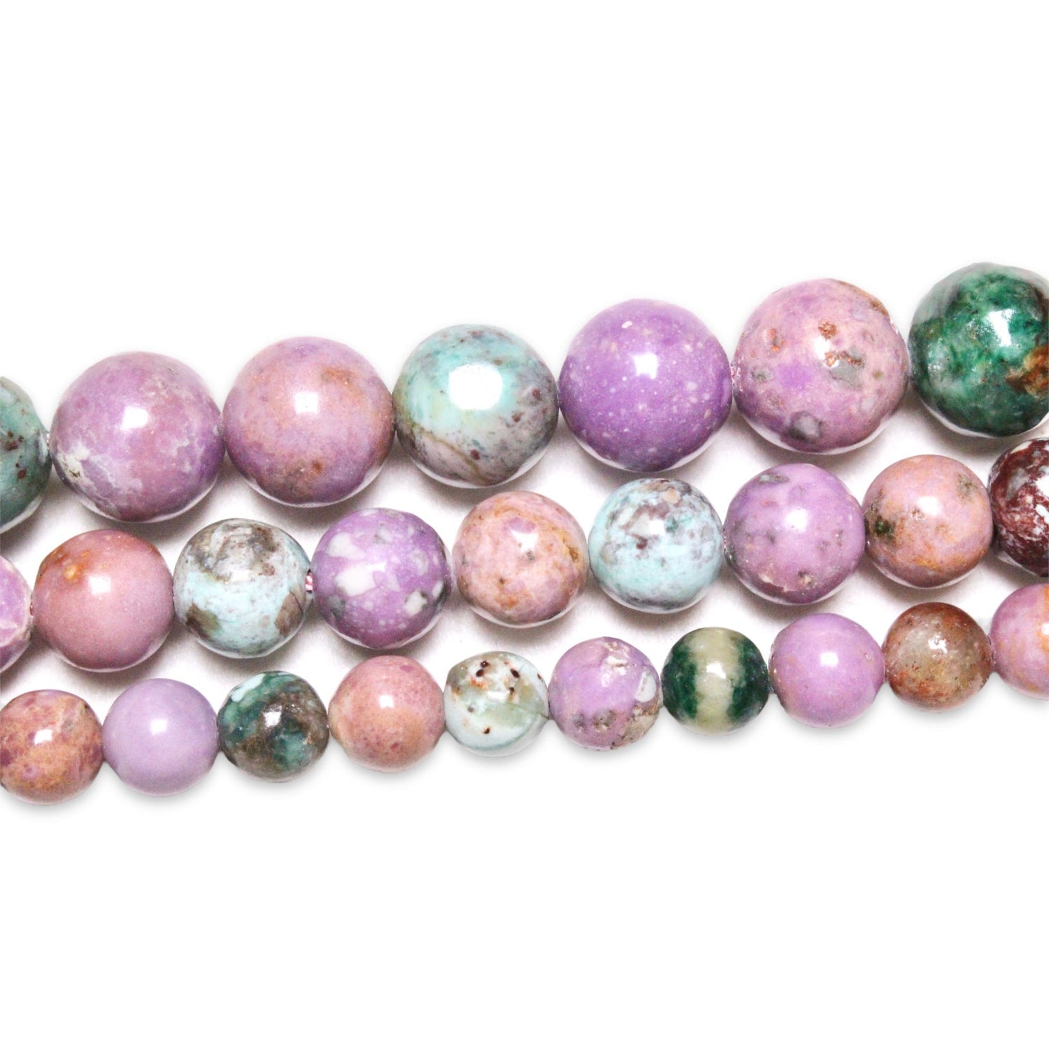 Fil de perles Opale multicolore A+ - Foliesbijoux