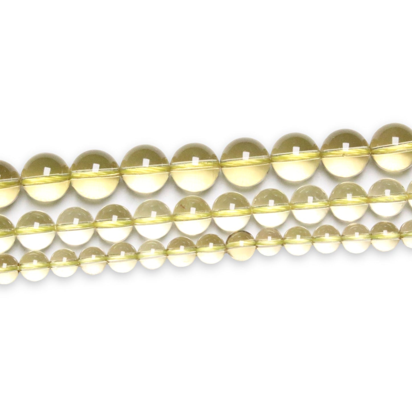 Fil de perle Quartz Citron ( Lemon ) - Foliesbijoux