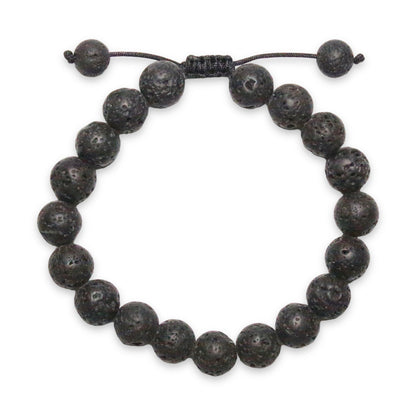 Bracelet Shamballa pierre de lave A