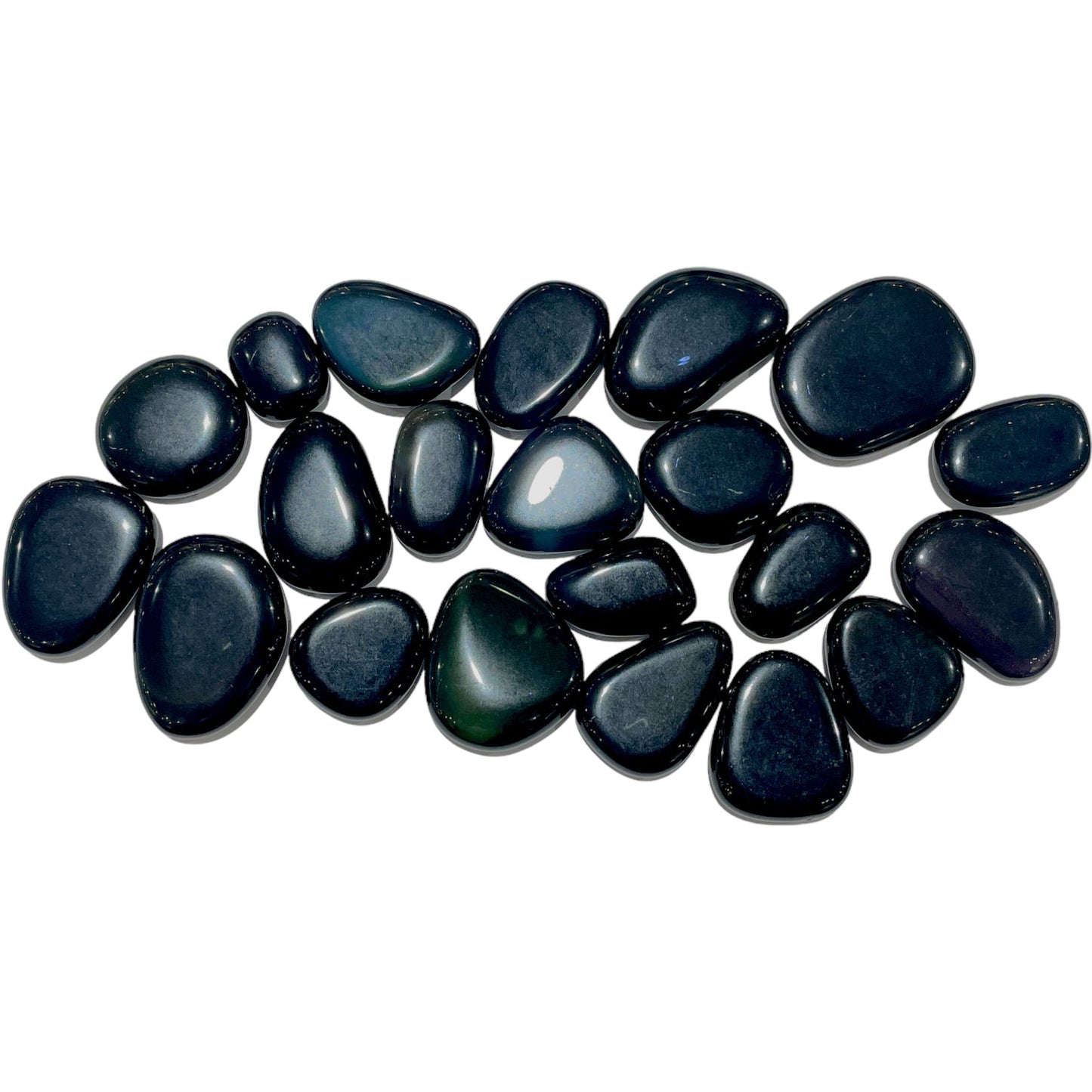 Galet Obsidienne Oeil Céleste 40mm (Lot de 200g)