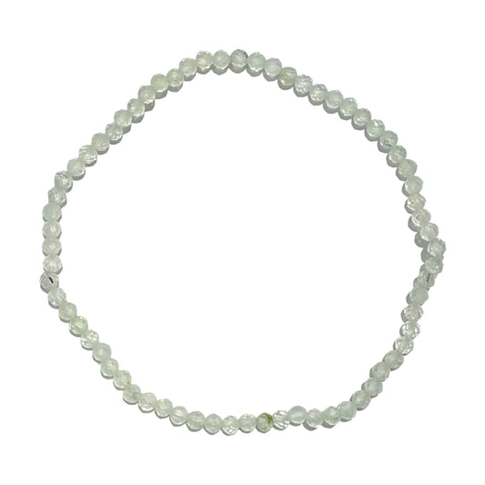 Bracelet Facetté 3mm Préhnite A+