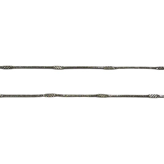 Lot de 10 chaînes en acier inoxydable modèle 2 F - Foliesbijoux