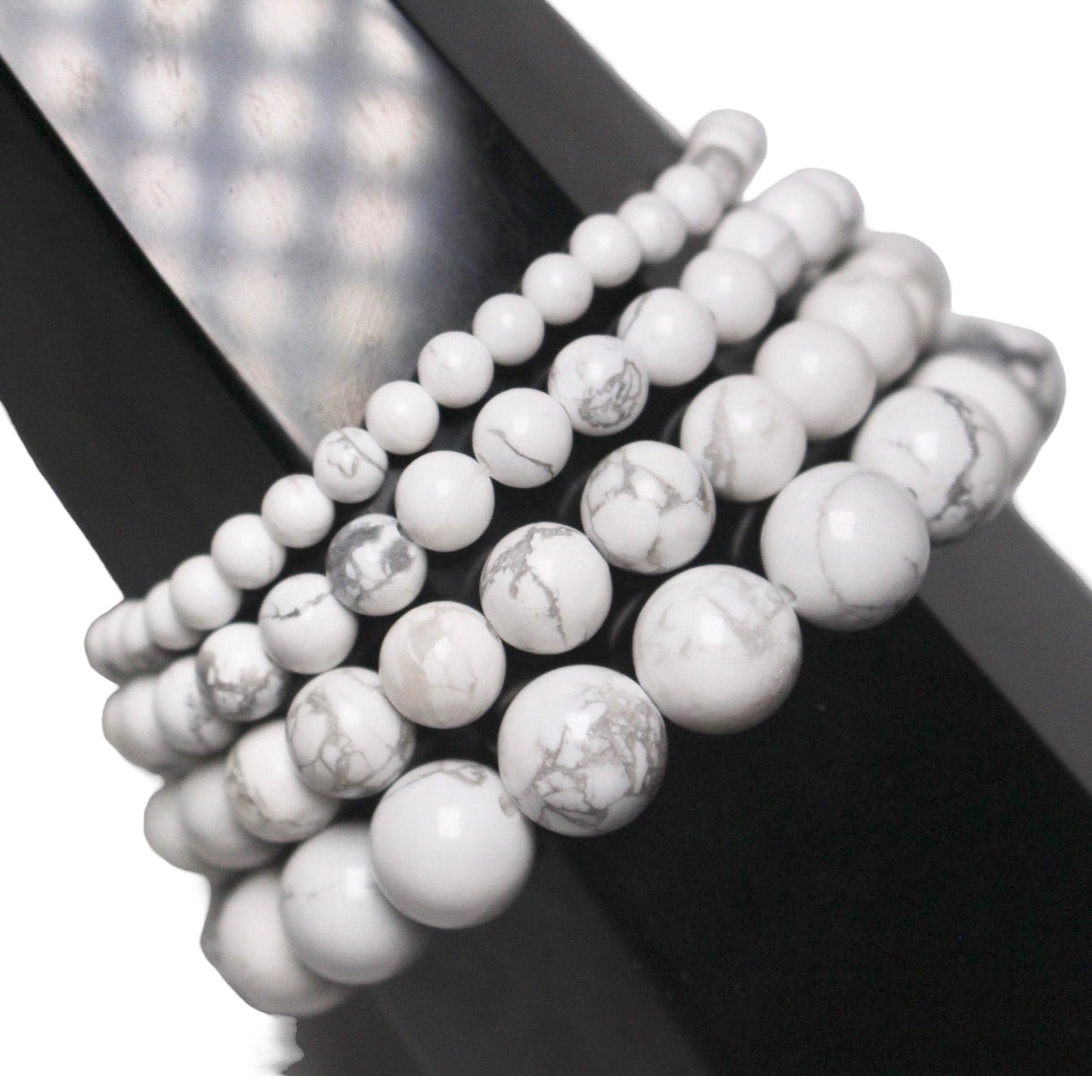 Bracelet Howlite blanche A