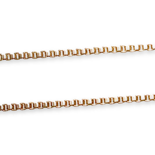 10 chaînes en acier doré inoxydable modèle 8 - Foliesbijoux