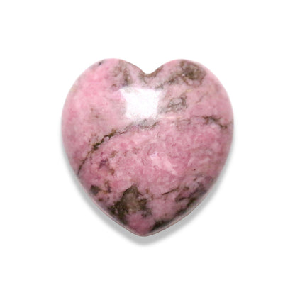 Coeur Rhodonite rose à l'unité