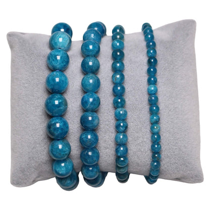 Bracelet Apatite Bleue AA+ - Foliesbijoux