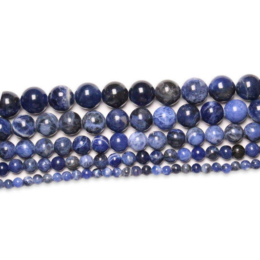 Fil de perle Sodalite A+ - Foliesbijoux