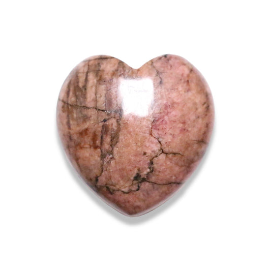 Coeur Rhodonite marron à l'unité