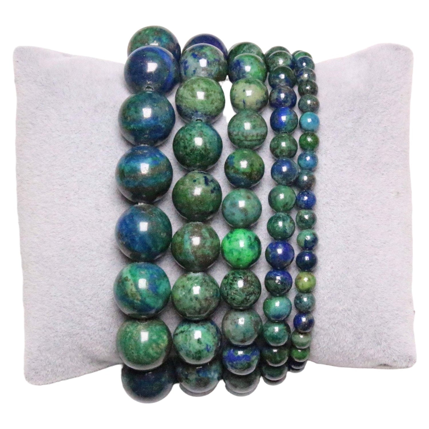 Bracelet Azurite Malachite A+ - Foliesbijoux
