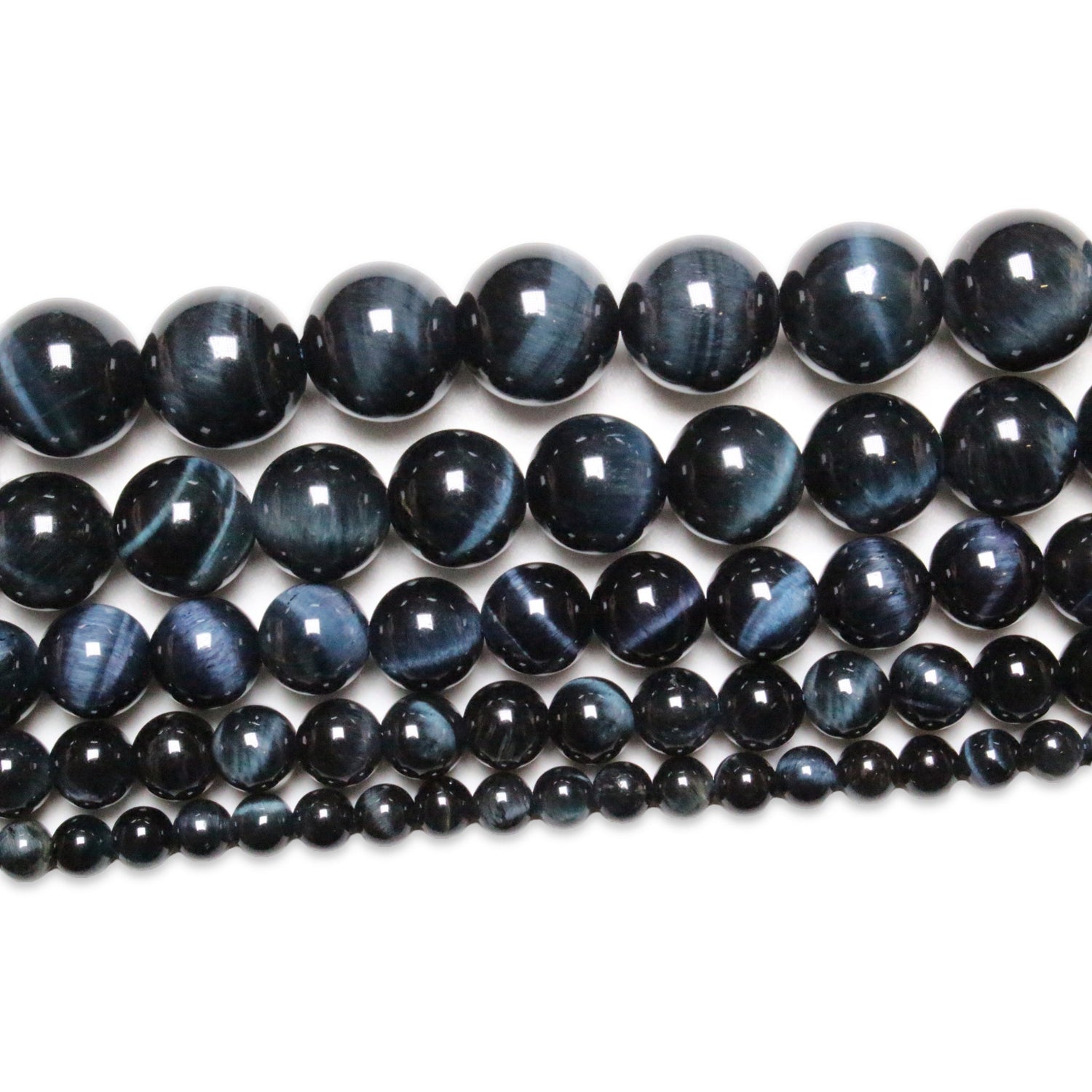 Fil de perle Oeil de faucon AA - Foliesbijoux