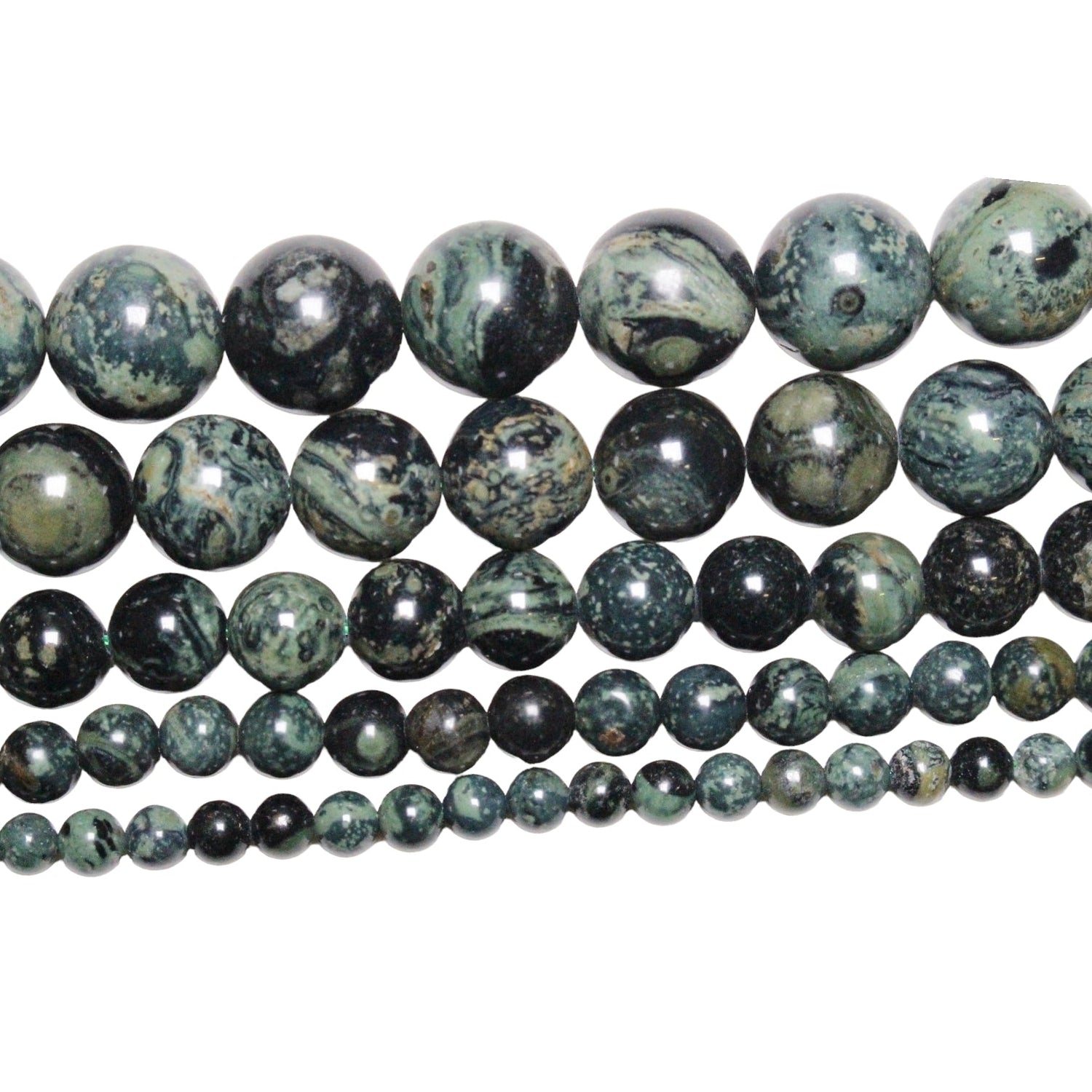 Fil de perle Jaspe Kambaba A - Foliesbijoux