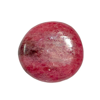 Galet plat en Rhodonite rose