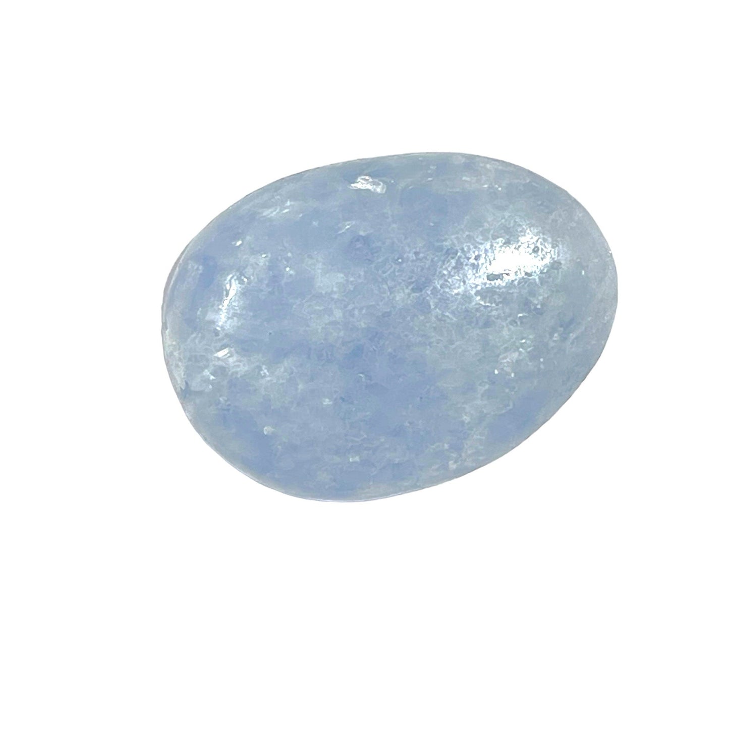 Galet plat en Calcite bleue