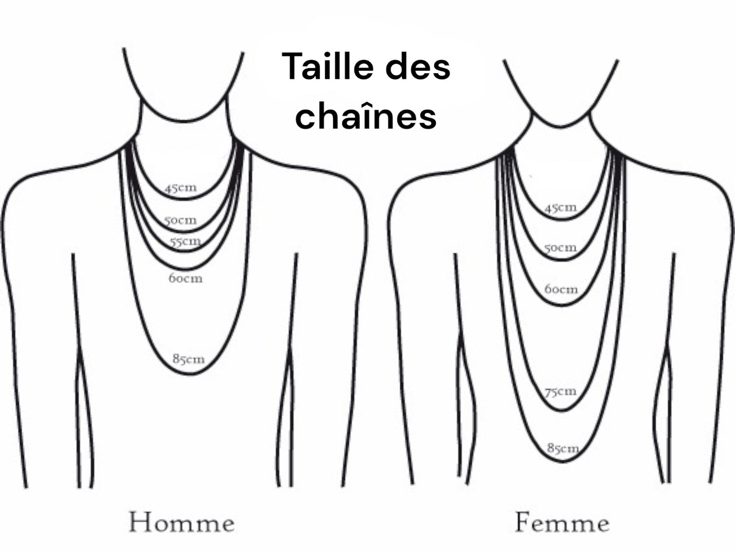 Lot de 10 chaînes en acier inoxydable doré modèle 7