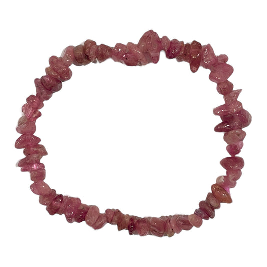 Bracelet baroque Tourmaline rose A+