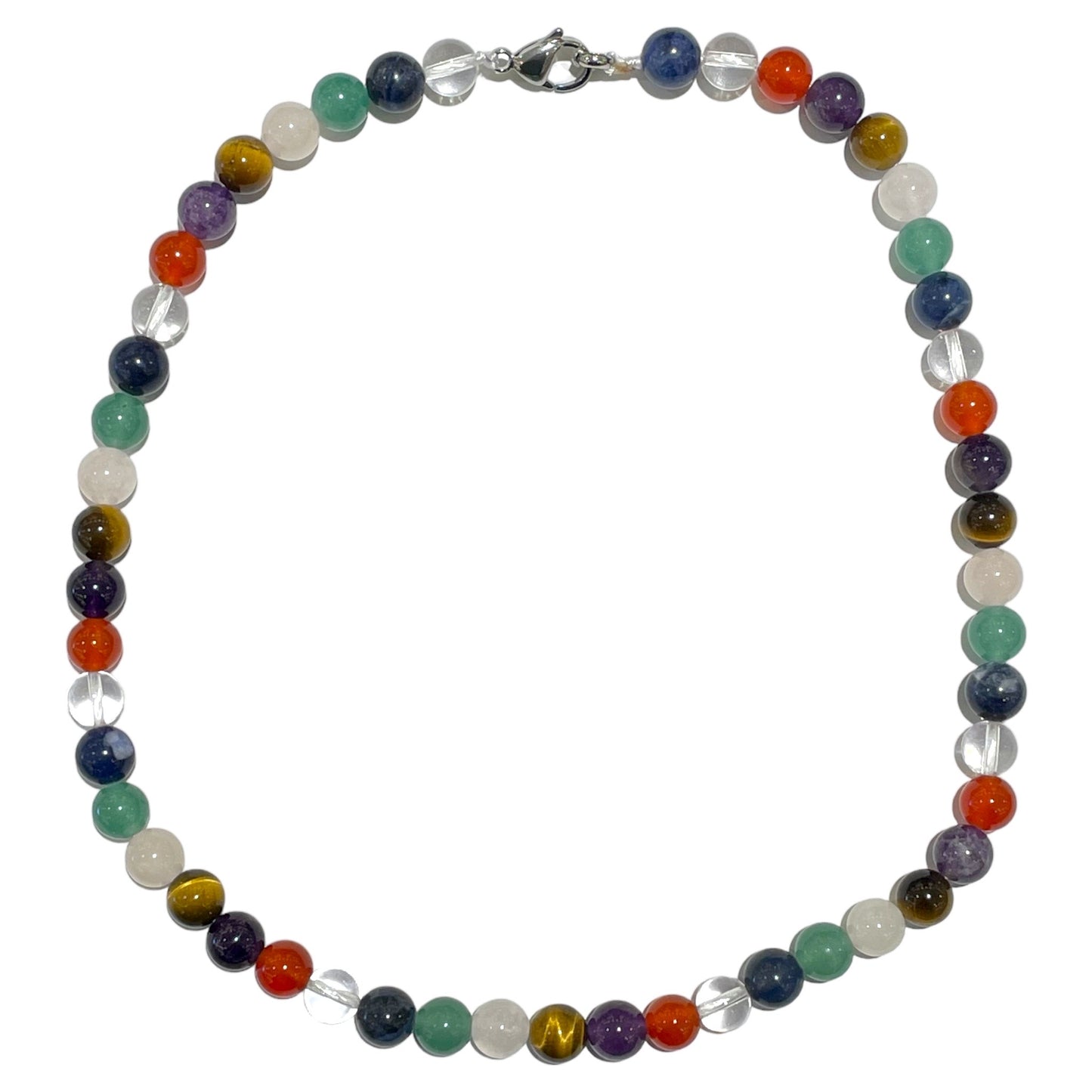 Collier boule 7 chakras