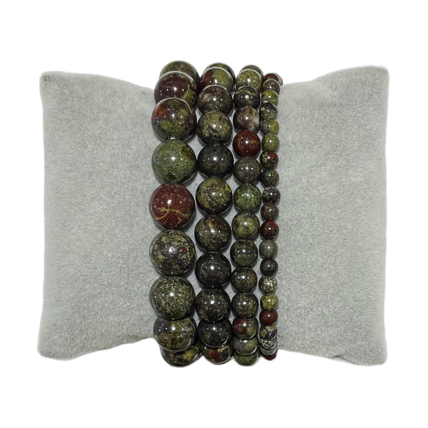 Bracelet Jaspe Sang Du Dragon A - Foliesbijoux