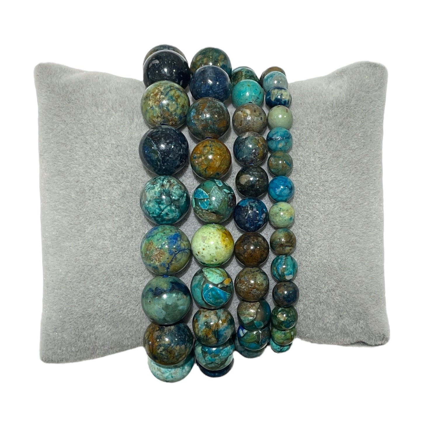 Bracelet Chrysocolle Lapis A+