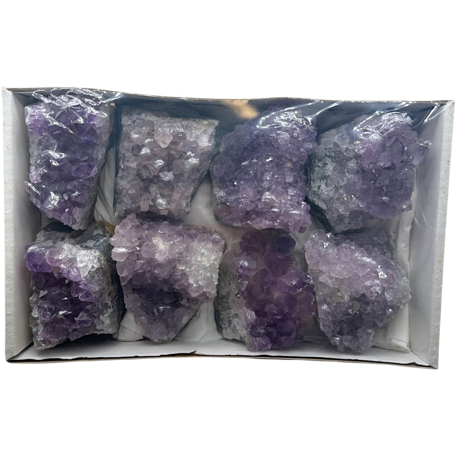 Large Amethyst box (no. 11) 18x14x4 cm | Foliesbijoux