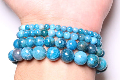 Bracelet Apatite Bleue multicolore A+