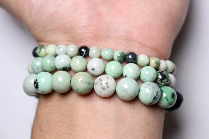 Bracelet Grenat Vert AA