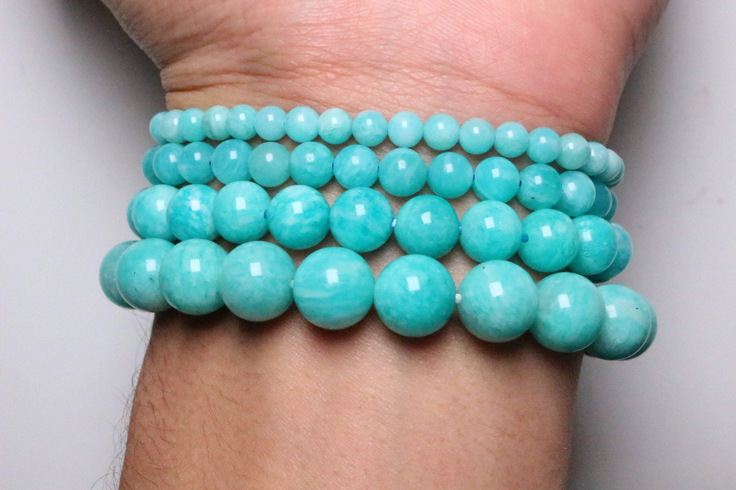 Bracelet Amazonite Pérou AA