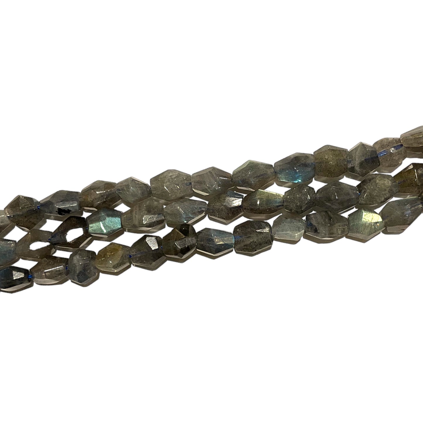 Fil Labradorite en rectangle 8x10mm