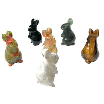 Figurine Lapin en Agate crazy