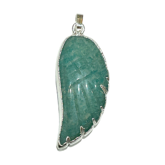 Pendentif en aile Amazonite