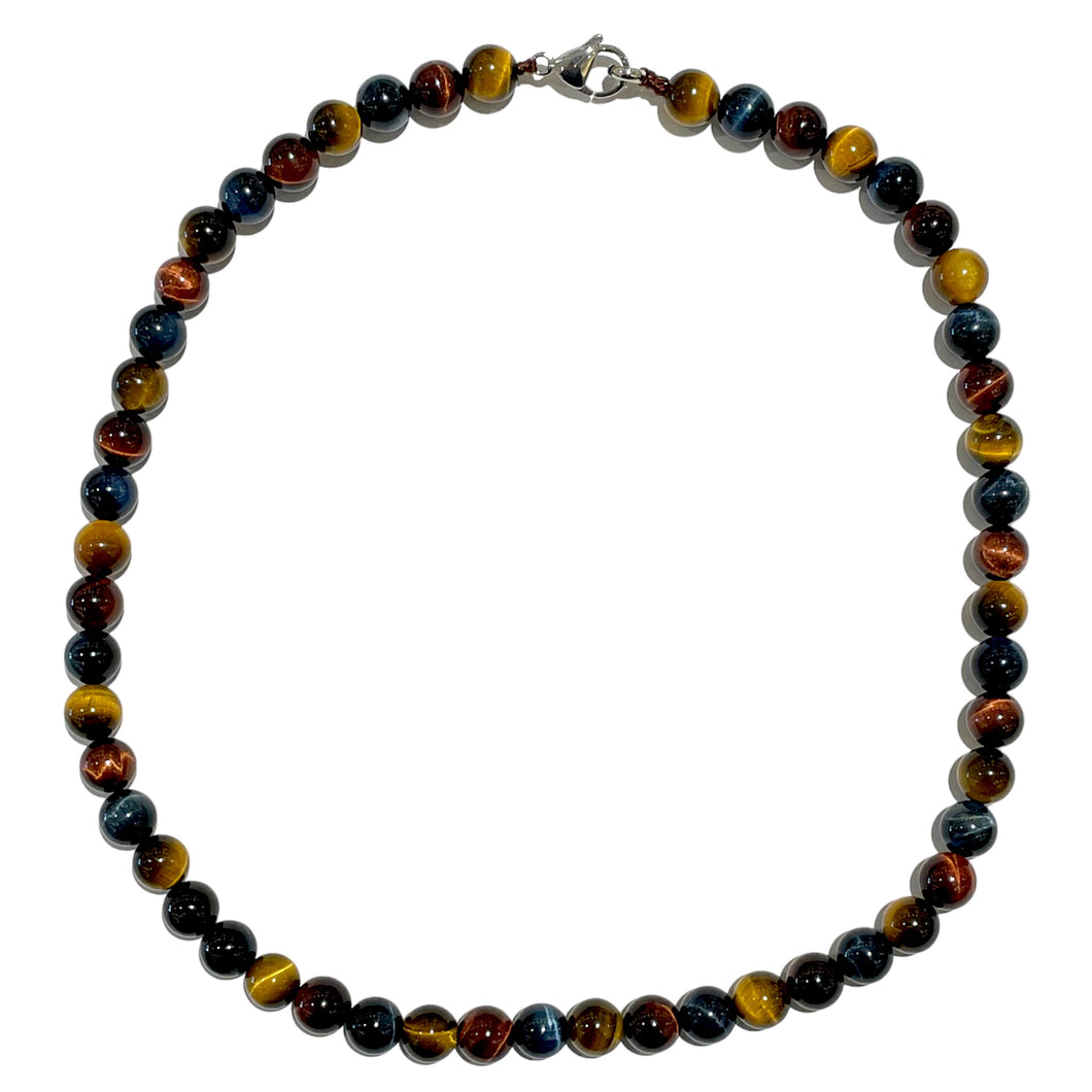 6mm chakras necklace
