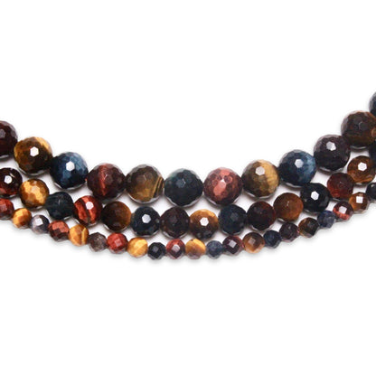 Fil Trois yeux en perle facetté - Foliesbijoux