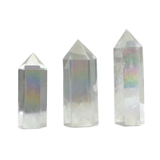 Rose quartz point per kg