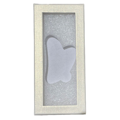 Gua sha quartz rose coeur