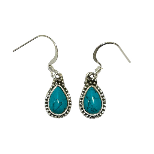 Boucle d'oreille en Argent 925 & turquoise