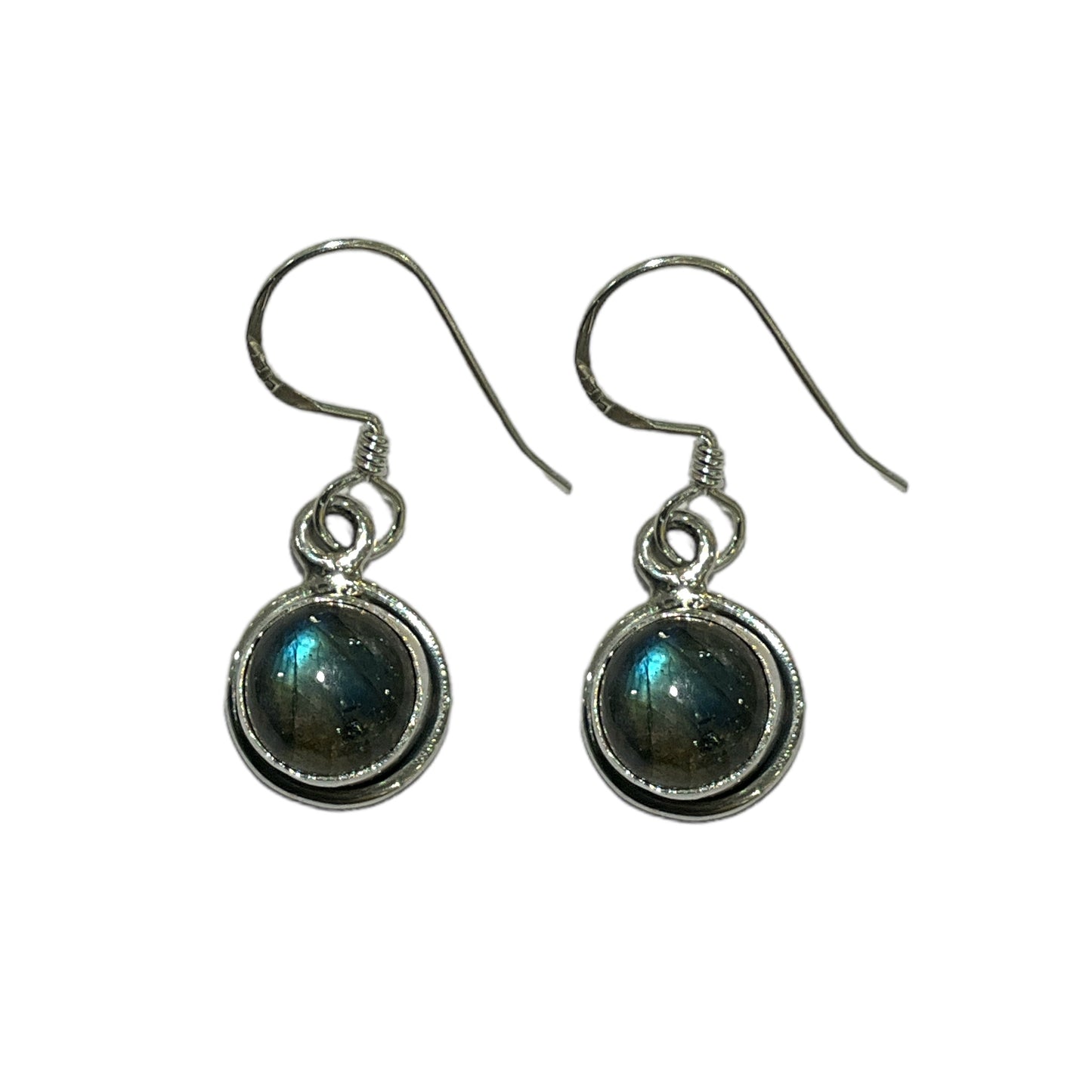 Boucle d'oreille en Argent 925 & labradorite