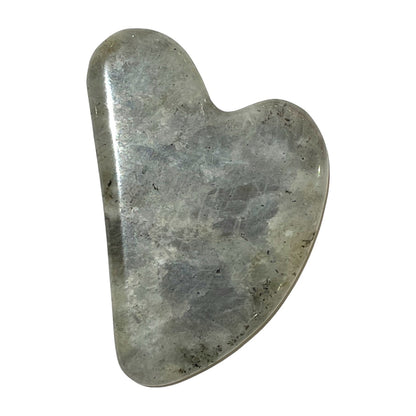 Gua sha labradorite coeur