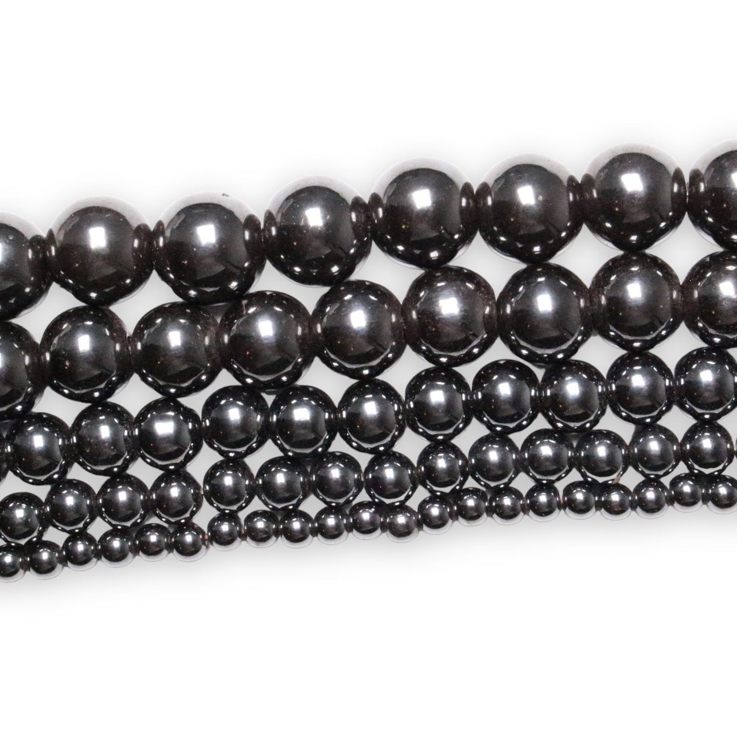 Fil de perle Hématite Magnétique A - Foliesbijoux