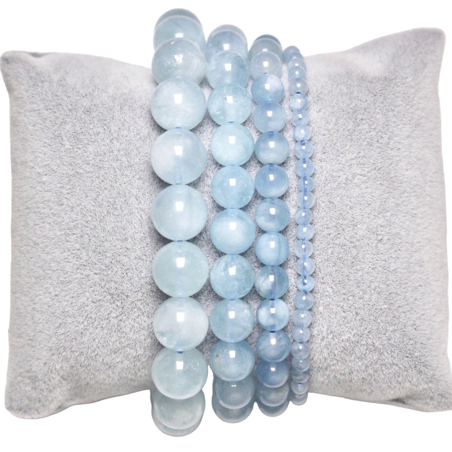 Bracelet Aigue marine AA+ - Foliesbijoux