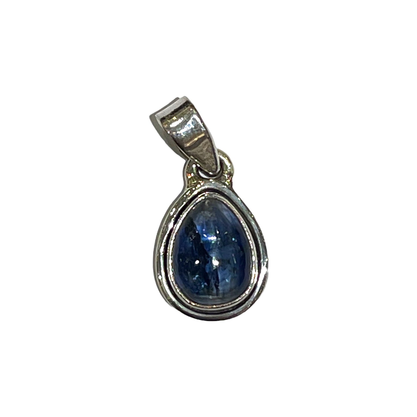 Pendentif en Cyanite & Argent 925 - Foliesbijoux